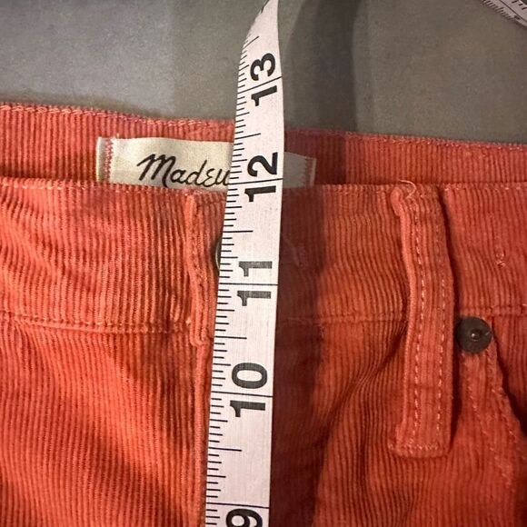 Madewell classic straight Jean 28t orange corduroy - Picture 6 of 9